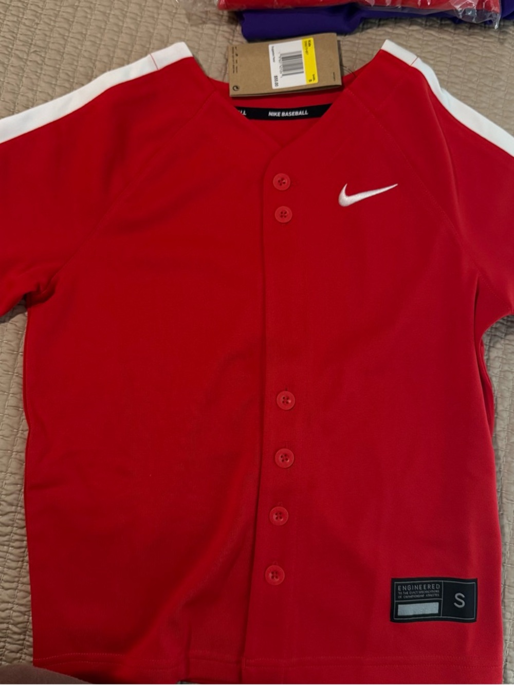 Nike Kids Baseball Jersey and Windshirts